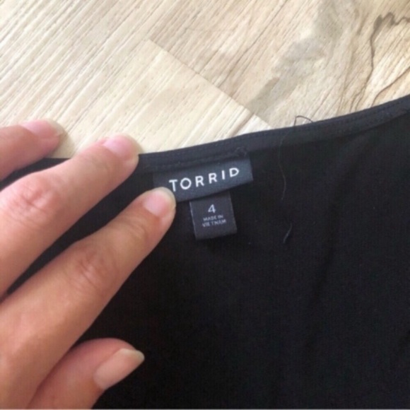 Torrid Black Long Sleeve Bodysuit - Picture 4 of 8